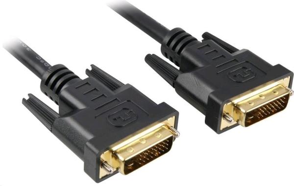 PremiumCord DVI-D propojovací kabel, dual-link, DVI(24+1), MM, 10m