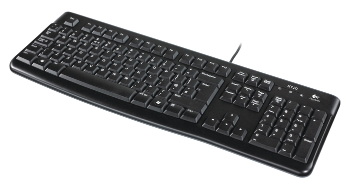 Logitech K120/ Drôtová USB/ CZ- SK layout/ Čierna 