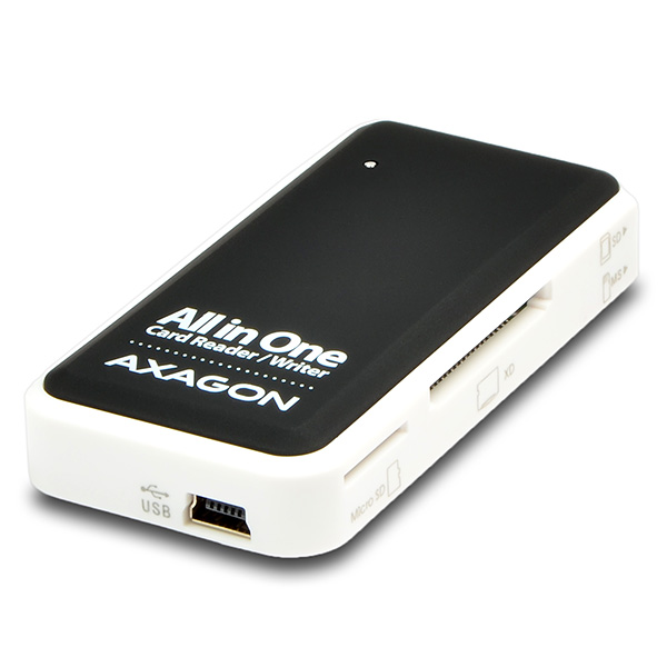 AXAGON CRE-X1, USB 2.0 externá MINI čítačka 5-slot ALL-IN-ONE 