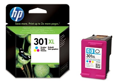 HP 301XL trojfarebná atramentová kazeta, CH564EE