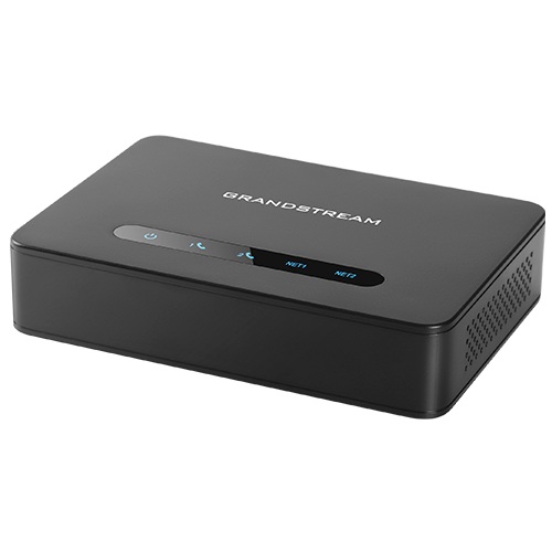 Grandstream HT812 (ATA), 2x FXS, 2 SIP účty, 1x Gbit LAN, NAT router, 3-cestná konf., auto-provis. 
