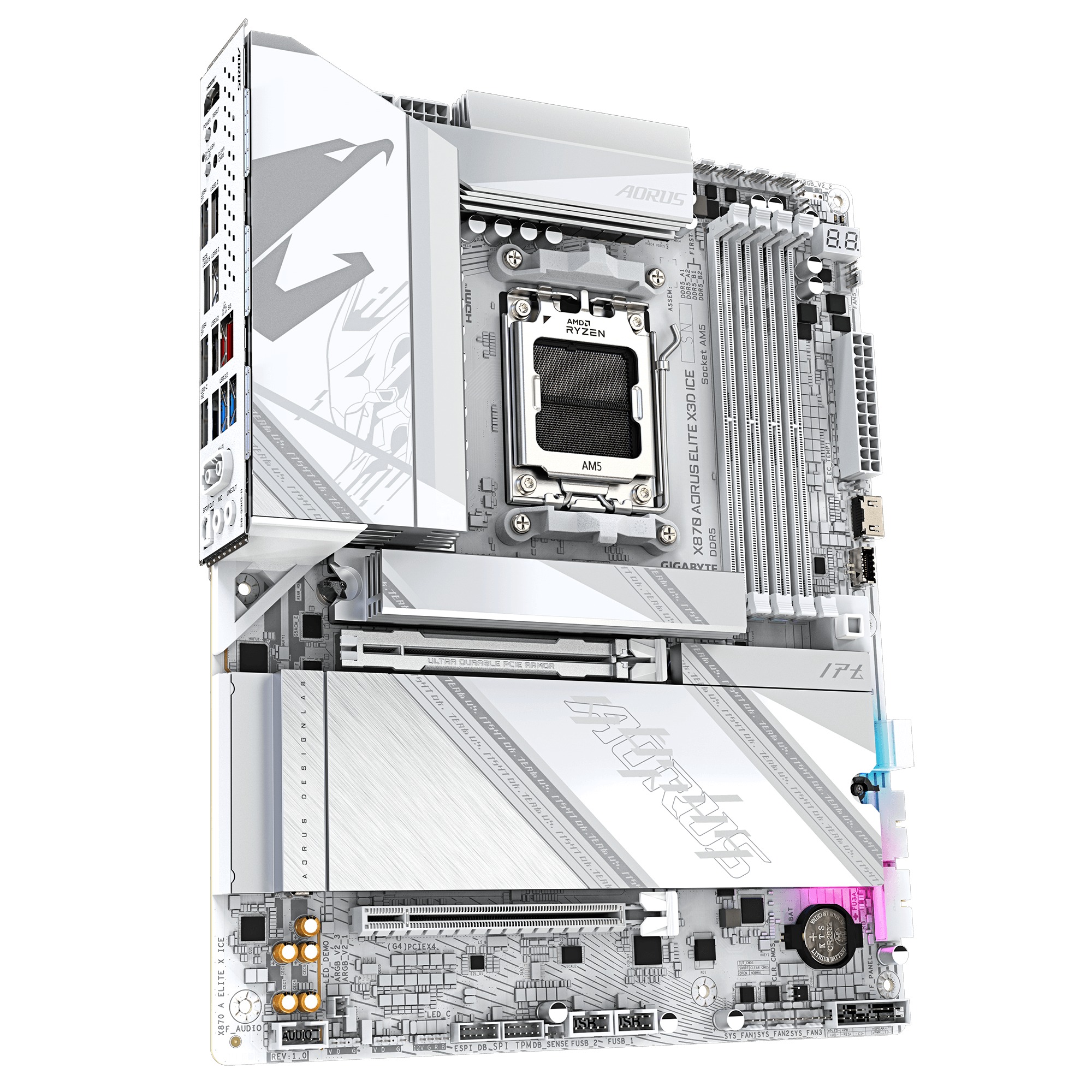 GIGABYTE X870 AORUS ELITE X3D ICE/ AM5/ ATX 