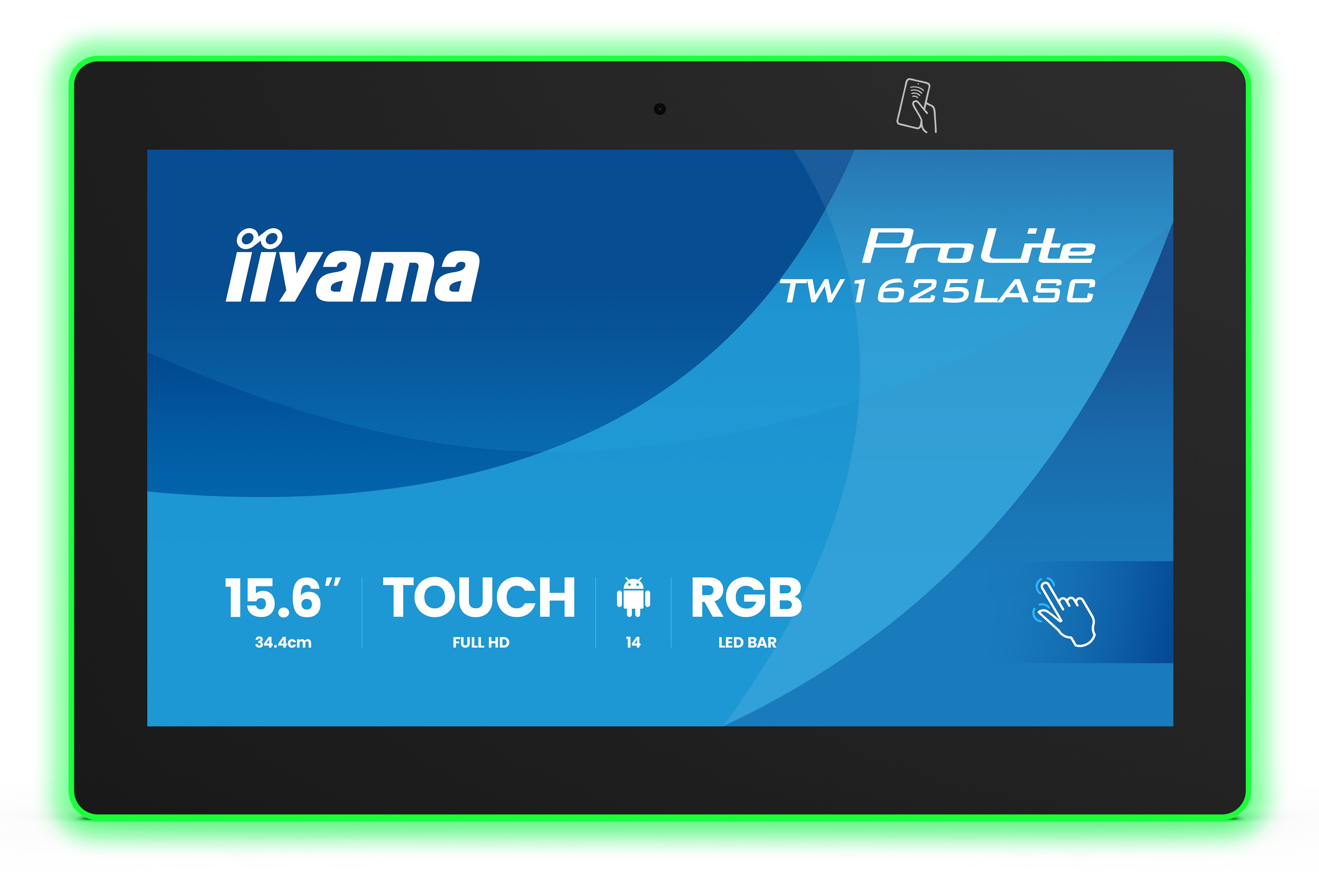 16" iiyama TW1625LASC-B3PNR: IPS, FHD, Android, NFC, PO 