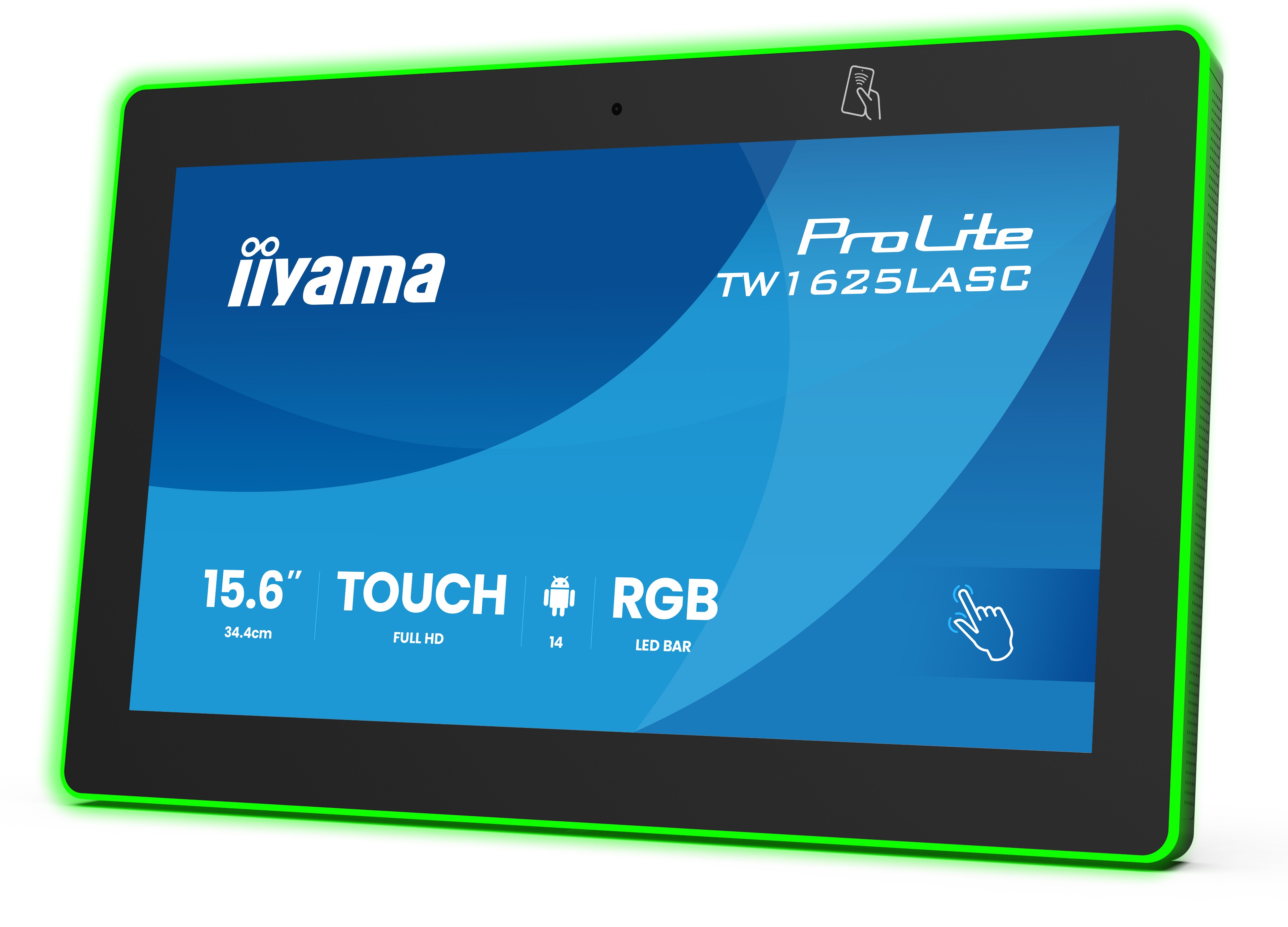 16" iiyama TW1625LASC-B3PNR: IPS, FHD, Android, NFC, PO 