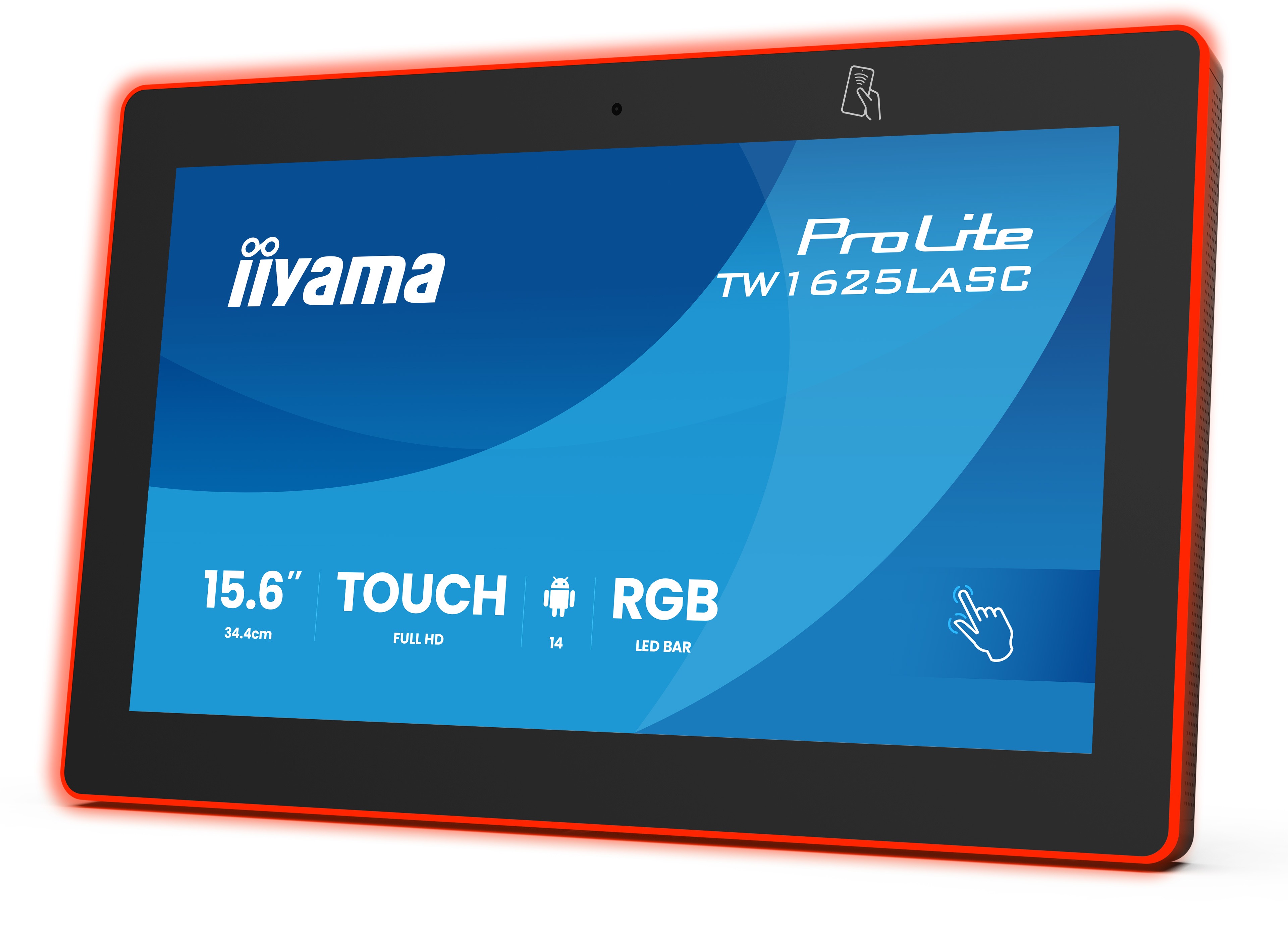 16" iiyama TW1625LASC-B3PNR: IPS, FHD, Android, NFC, PO 