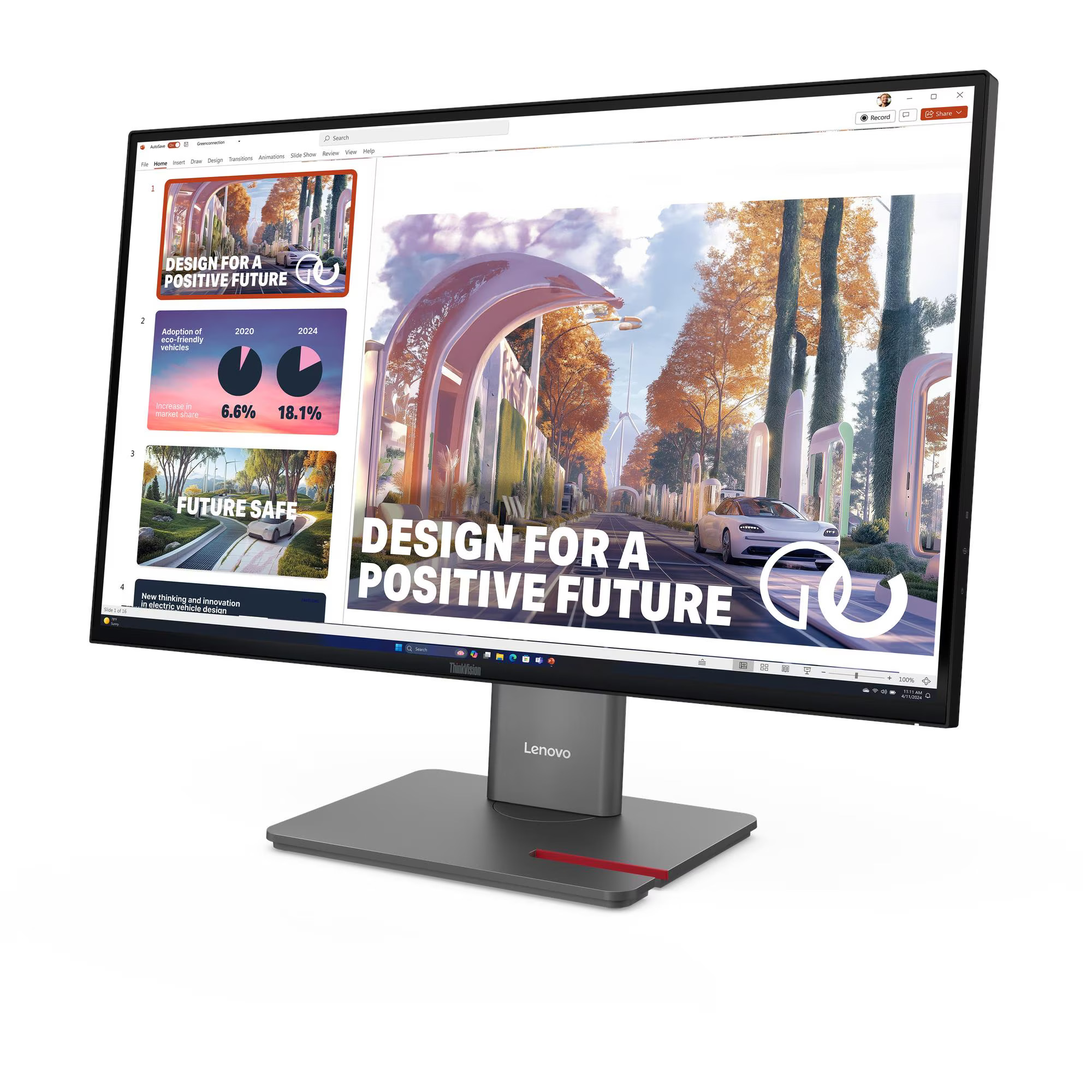 Lenovo ThinkVision/ P27qd-40/ 27"/ IPS/ QHD/ 120Hz/ 4ms/ Čierna/ 3R 