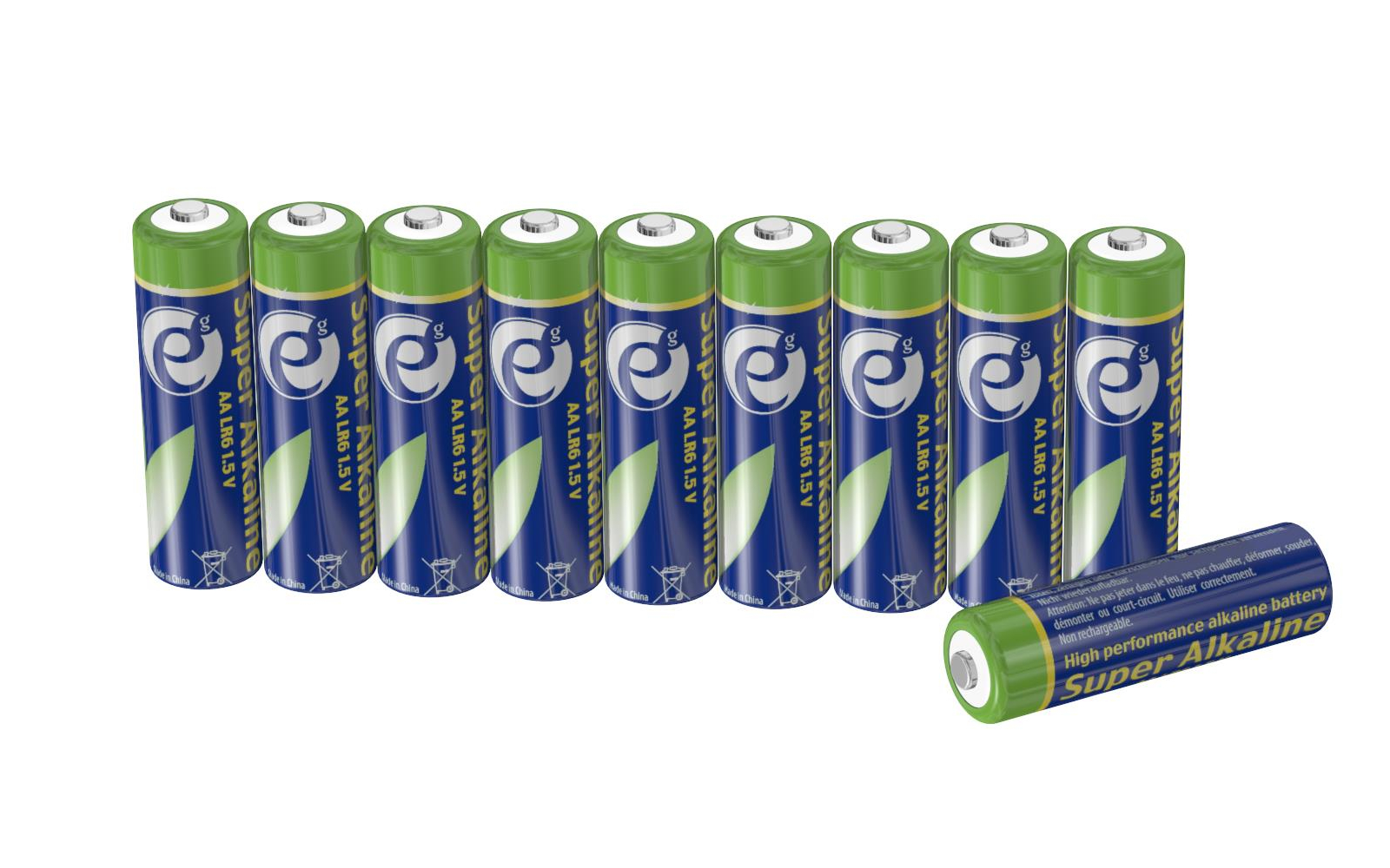 GEMBIRD super alkaline batéria AA 10ks 