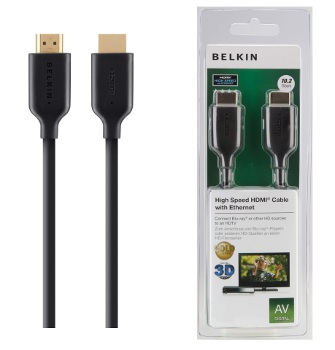 BELKIN Gold High-speed HDMI kábel s Ethernet a podporou 4K/ UltraHD, 2m