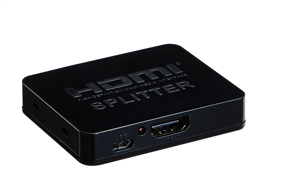 PremiumCord HDMI splitter 1-2 porty, s napájaním z USB, 4K, FULL HD, 3D 