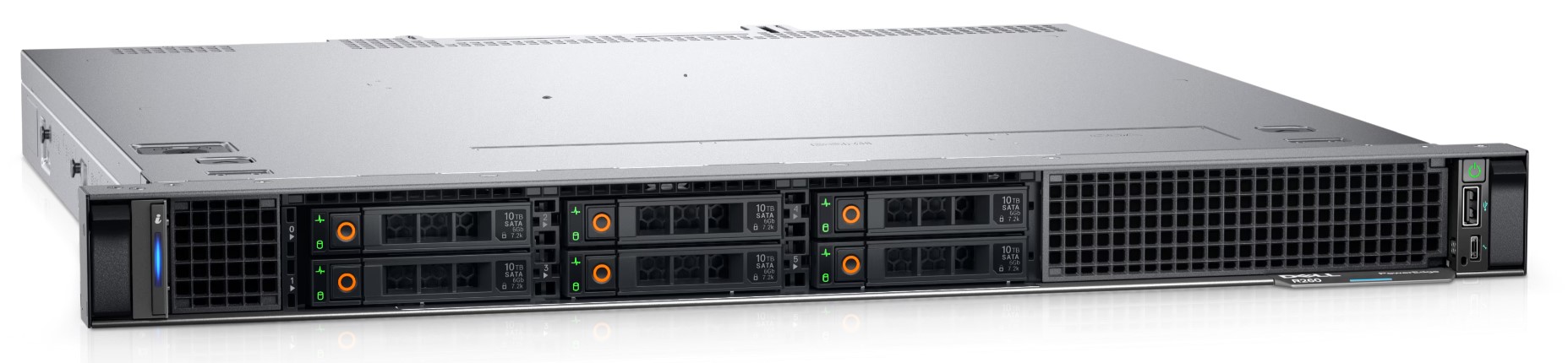 Dell Server PowerEdge R260 6315P/ 16GB/ 2x 1, 2TB SAS/ 6x2, 5"/ H355/ 700W/ 3NBD Basic 