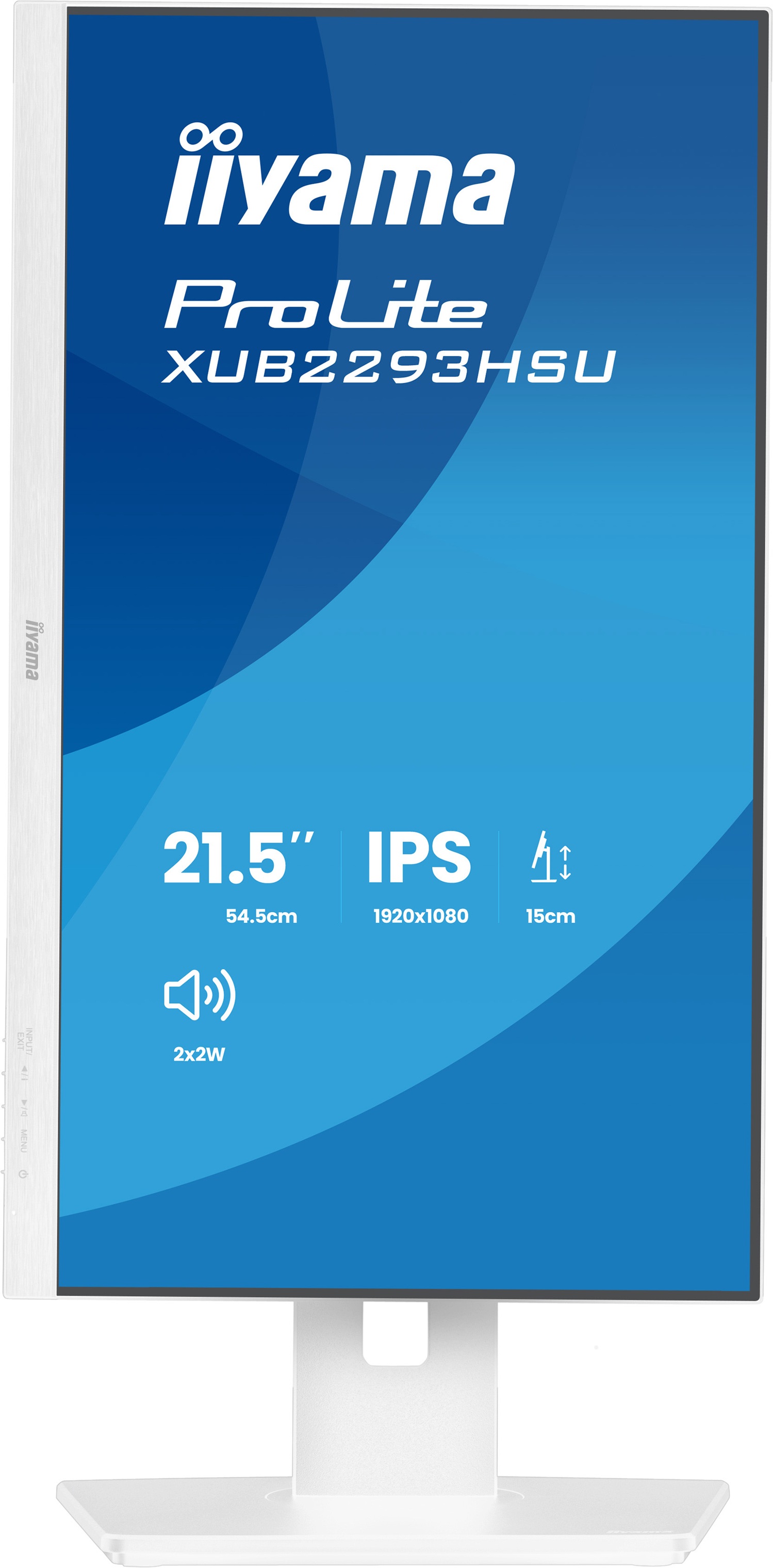 iiyama ProLite/ XUB2293HSU-W7/ 21, 5"/ IPS/ FHD/ 100Hz/ 1ms/ Biela/ 3R 