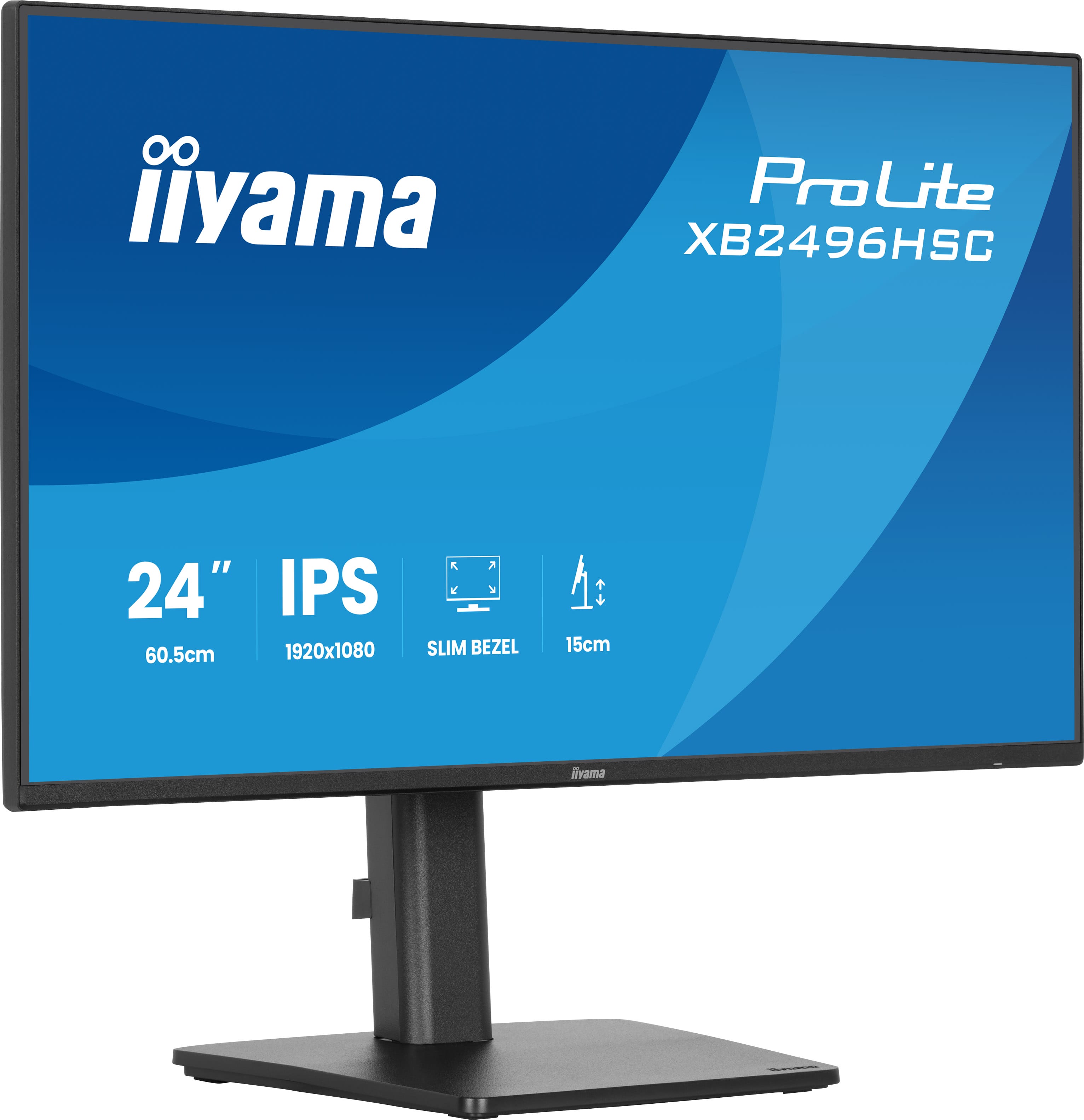 iiyama ProLite/ XB2496HSC-B1/ 24"/ IPS/ FHD/ 144Hz/ 3ms/ Čierna/ 3R 