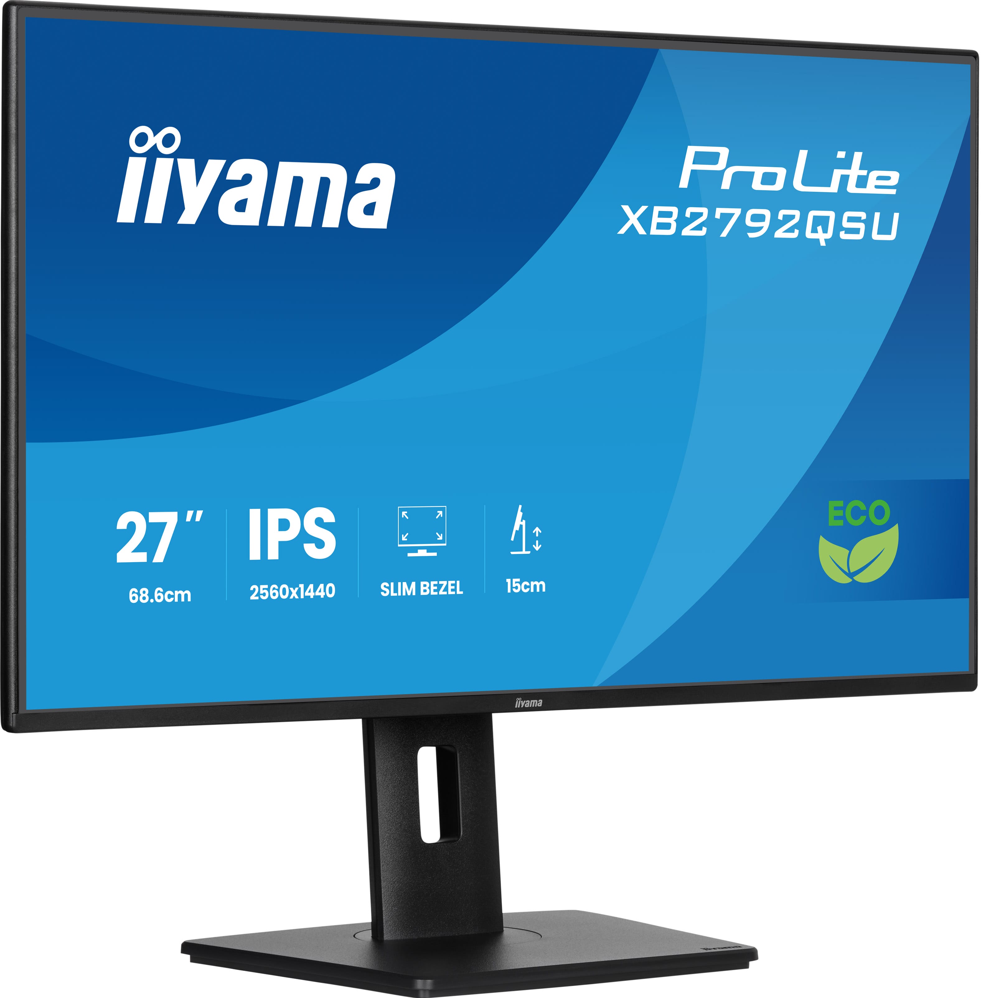 iiyama ProLite/ XB2792QSU-B1/ 27"/ IPS/ QHD/ 120Hz/ 3ms/ Čierna/ 3R 
