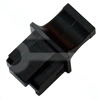 Záslepka pre female konektor RJ45 čierna 