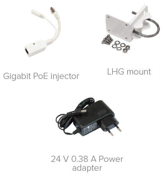 MikroTik RBLHGG-60ad kit, Wireless Wire Dish - kompletní spoj - 2 pack 