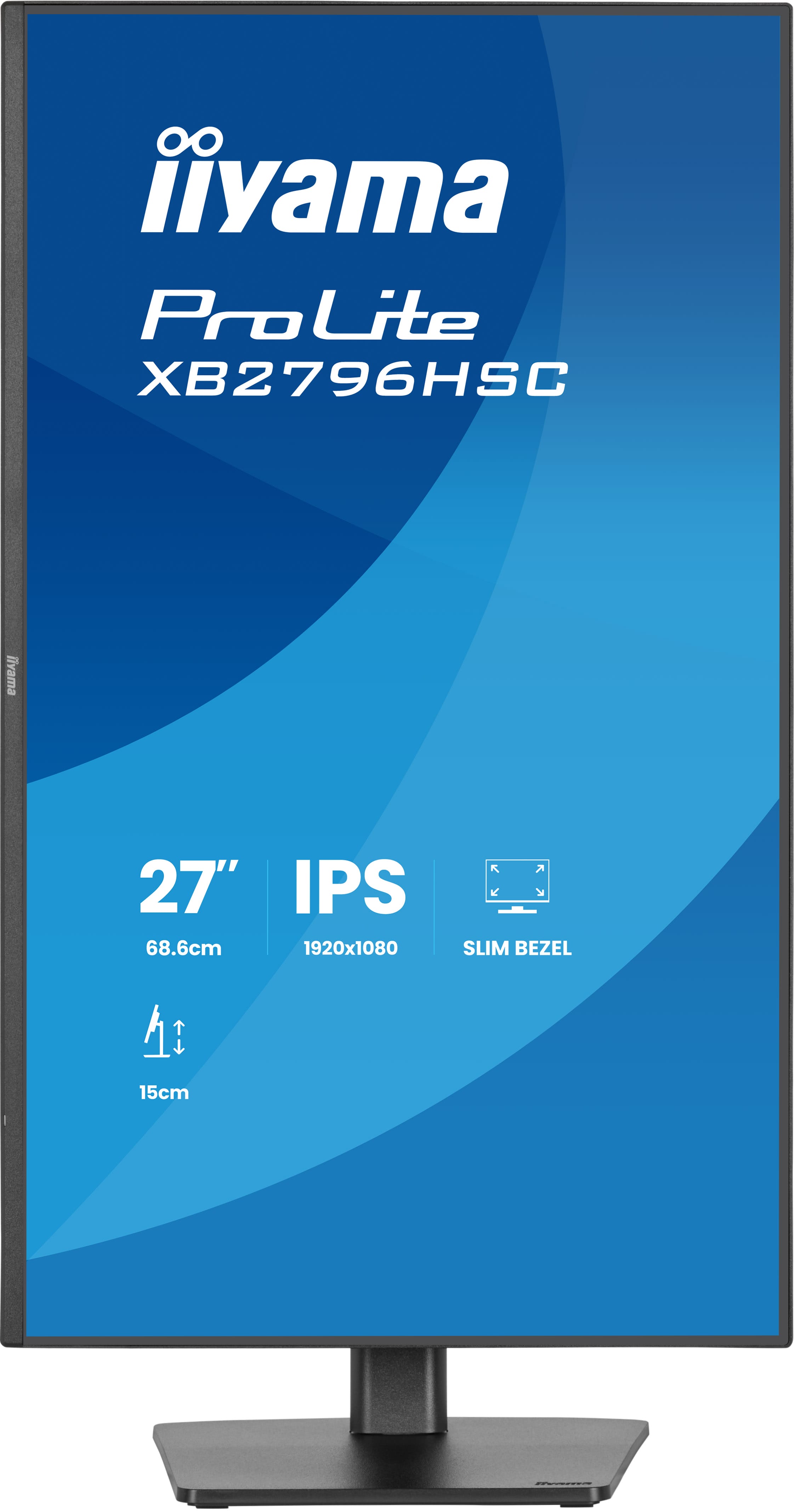 iiyama ProLite/ XB2796HSC-B1/ 27"/ IPS/ FHD/ 144Hz/ 3ms/ Čierna/ 3R 