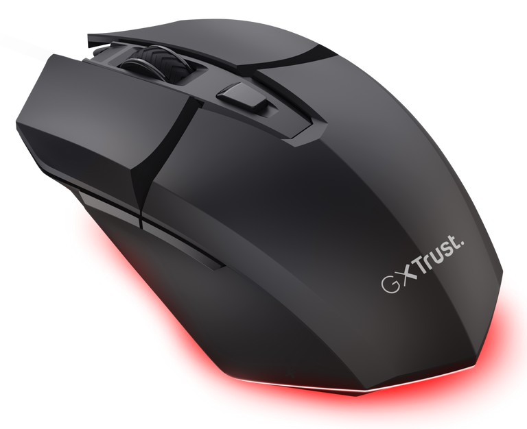 Trust GXT122 FELOX+/ Herná/ Optická/ Pre pravákov/ 10 000 DPI/ USB+BT/ Čierna 