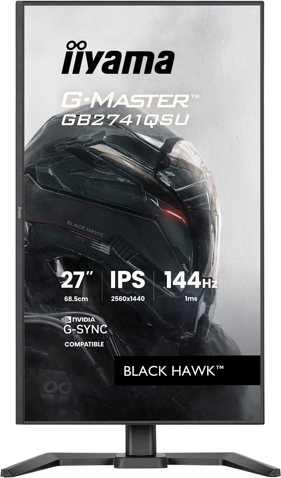 iiyama G-Master/ GB2741QSU-B1/ 27"/ IPS/ QHD/ 144Hz/ 1ms/ Čierna/ 3R 