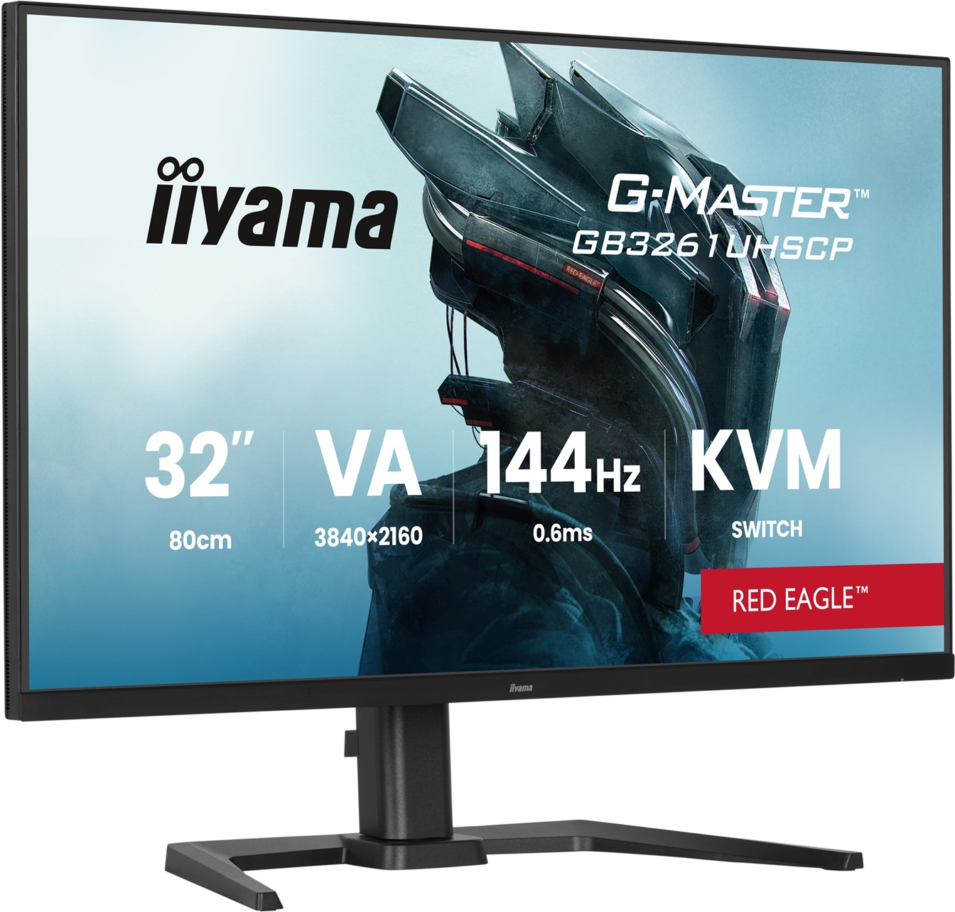 iiyama G-Master/ GB3261UHSCP-B1/ 31, 5"/ VA/ 4K UHD/ 144Hz/ 0, 6ms/ Čierna/ 3R 