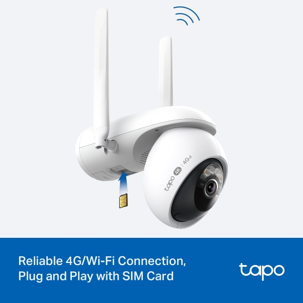 Tapo C665G KIT Solar-powered 4G Security camera 