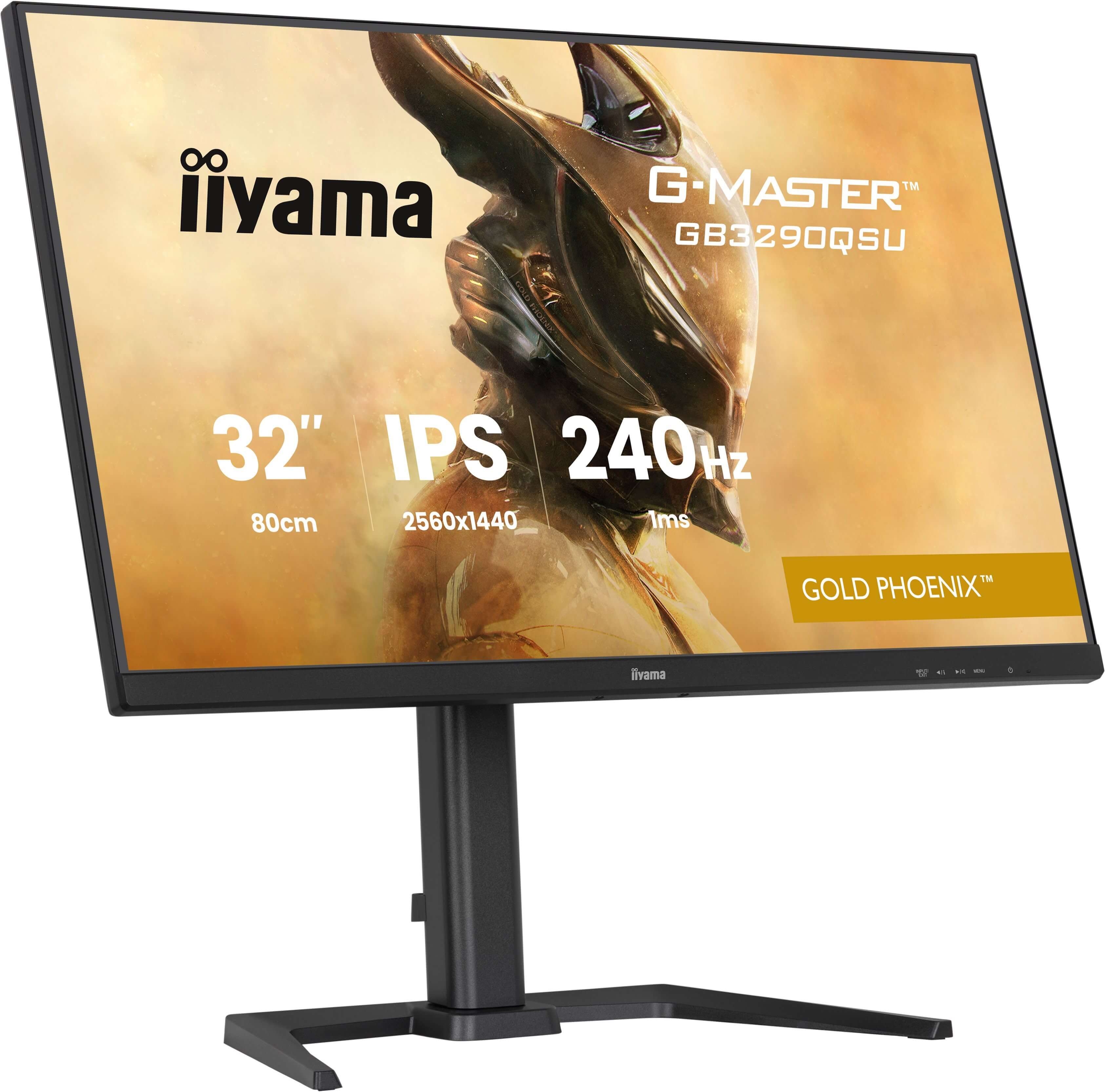 iiyama G-Master/ GB3290QSU-B1/ 31, 5"/ IPS/ QHD/ 240Hz/ 1ms/ Čierna/ 3R 