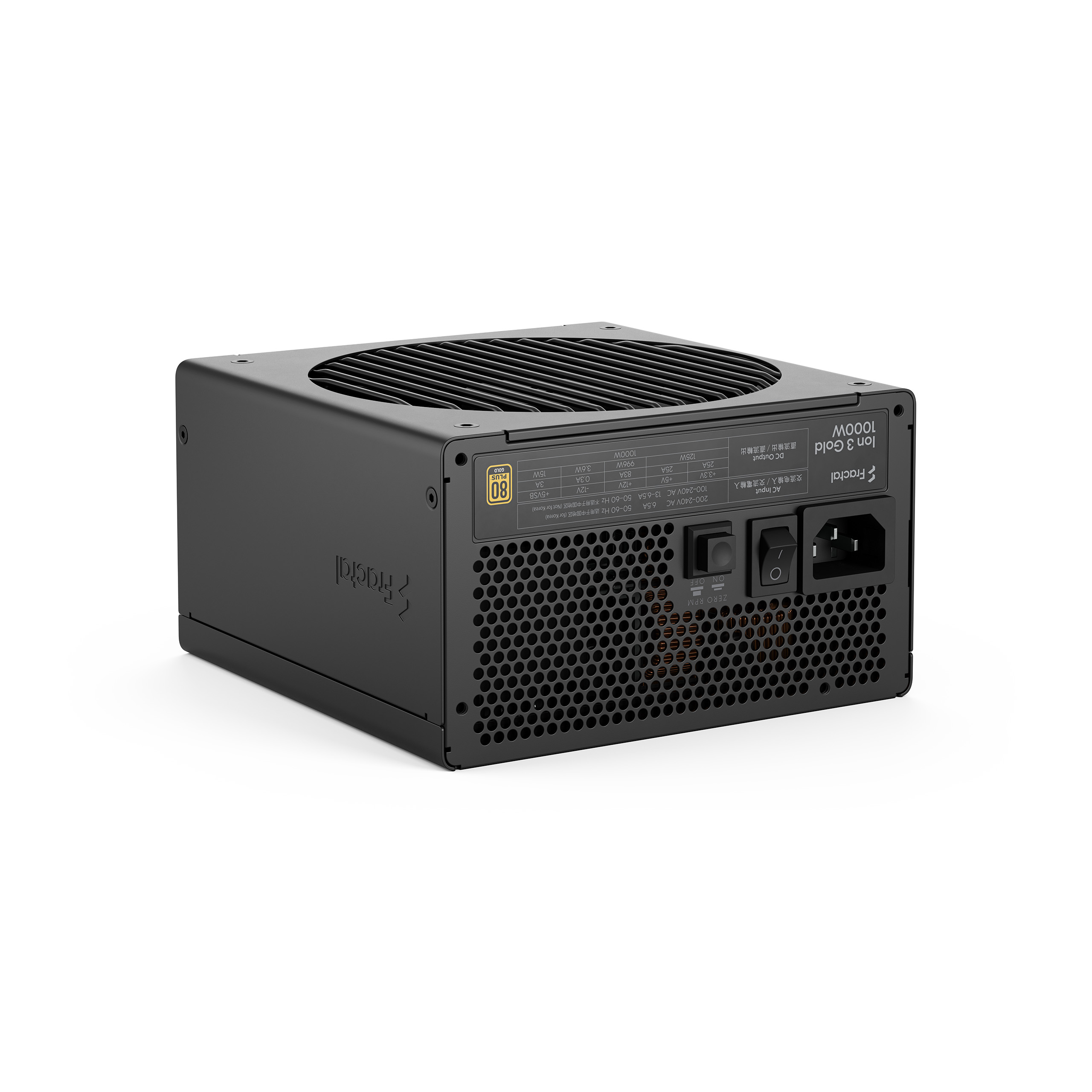 Fractal Ion 3/ 1000W/ ATX 3.1/ 80PLUS Gold/ Modular/ Retail 
