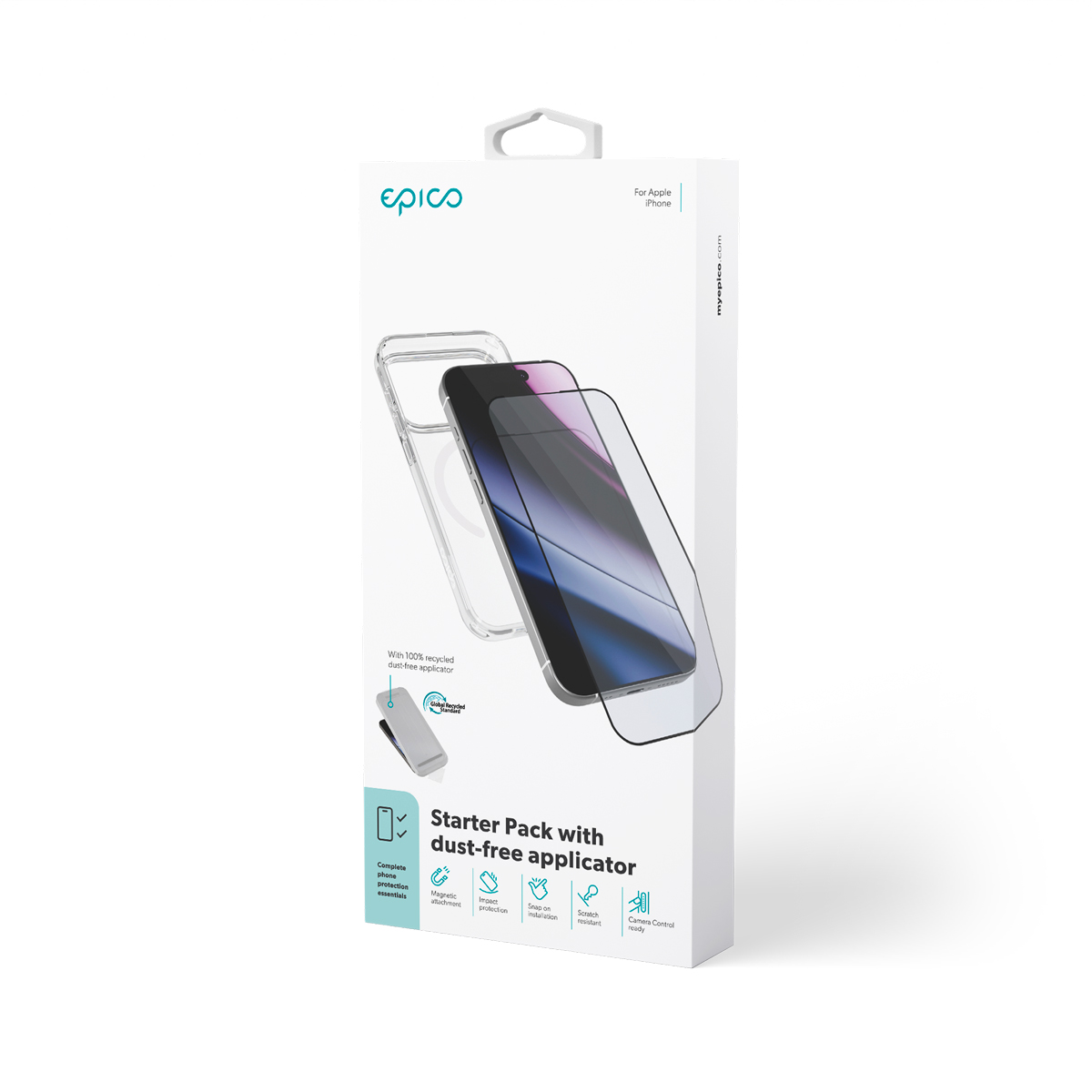 Epico StarterPack iPhone 17 - sklo + kryt 