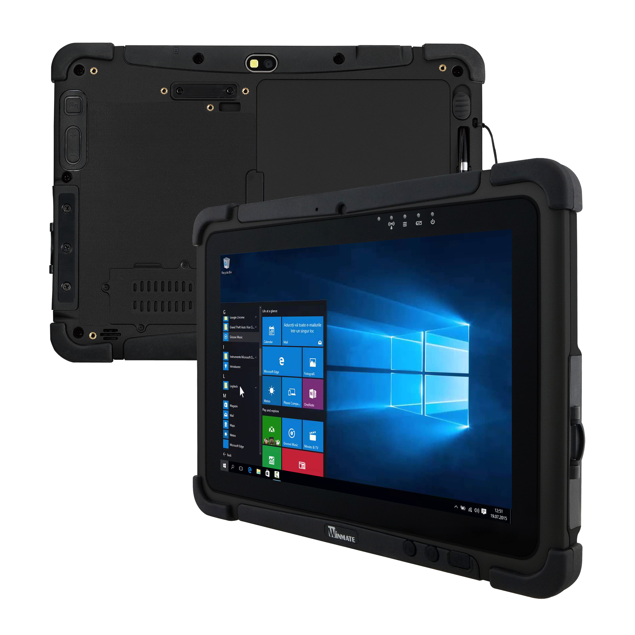 Winmate/ M101P/ 10, 1"/ 1920x1200/ 4GB/ 64GB/ W10/ Black 