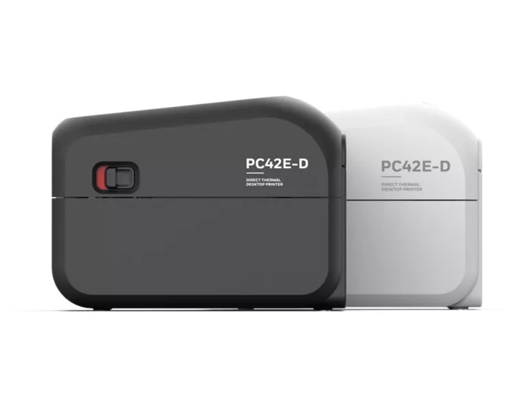 PC41E-D, Direct thermal, 203dpi, black 