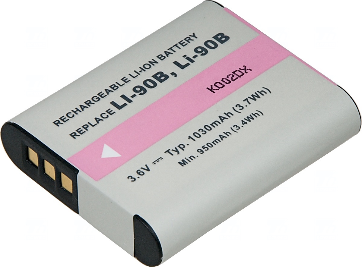 Batéria T6 Power Olympus Li-90B, Li-92B, 900mAh, 3, 3Wh