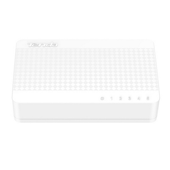 Tenda S105 5 x 10/ 100 Mb/ s Mini Eco Switch, Desktop, Auto MDI/ MDIX, do 1, 5 Watt, fanless 