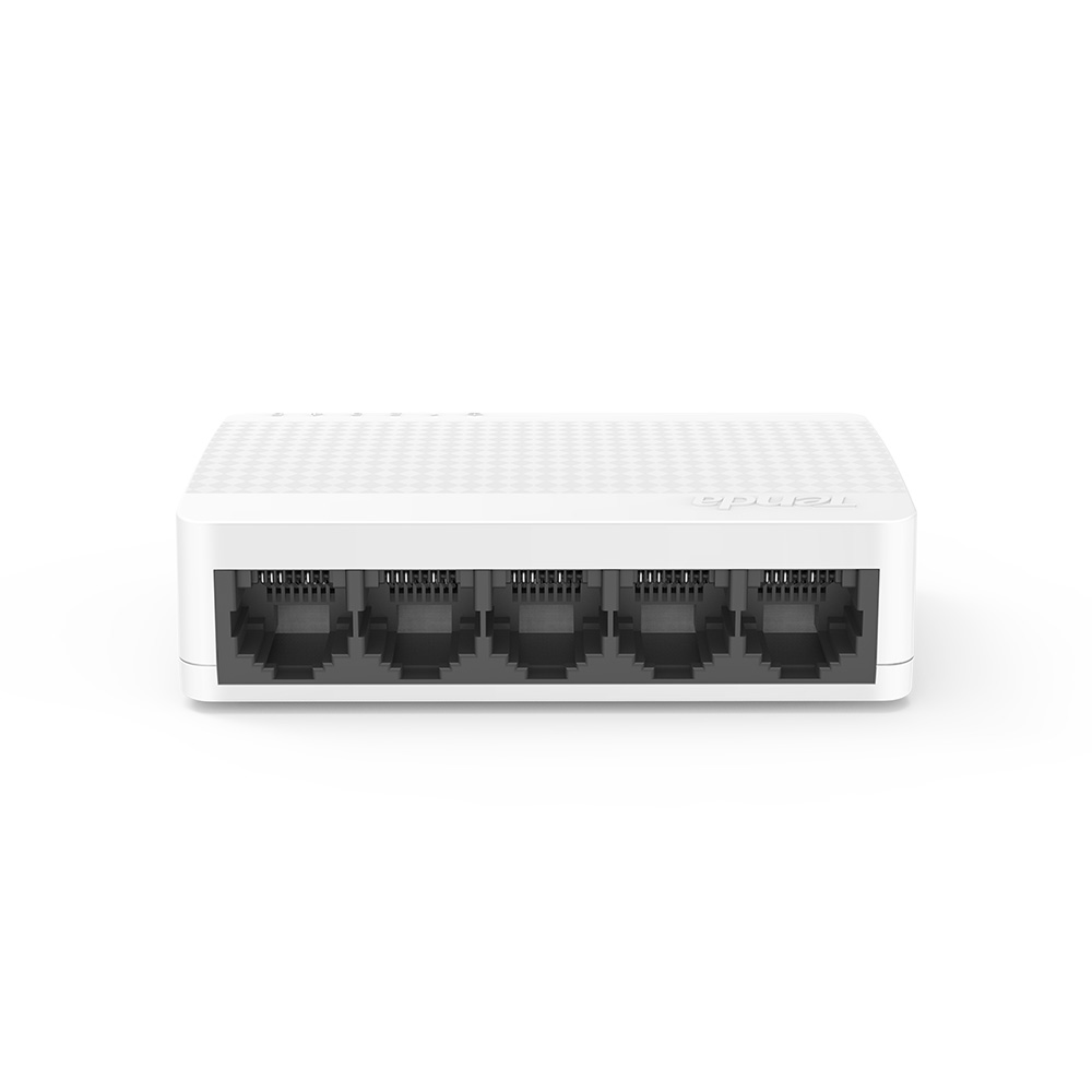 Tenda S105 5 x 10/ 100 Mb/ s Mini Eco Switch, Desktop, Auto MDI/ MDIX, do 1, 5 Watt, fanless 