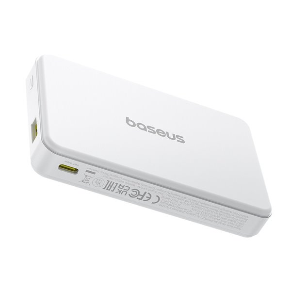 Baseus Airpow 2 22.5W Qi2 Magnetická Powerbanka 10000mAh Moon White 
