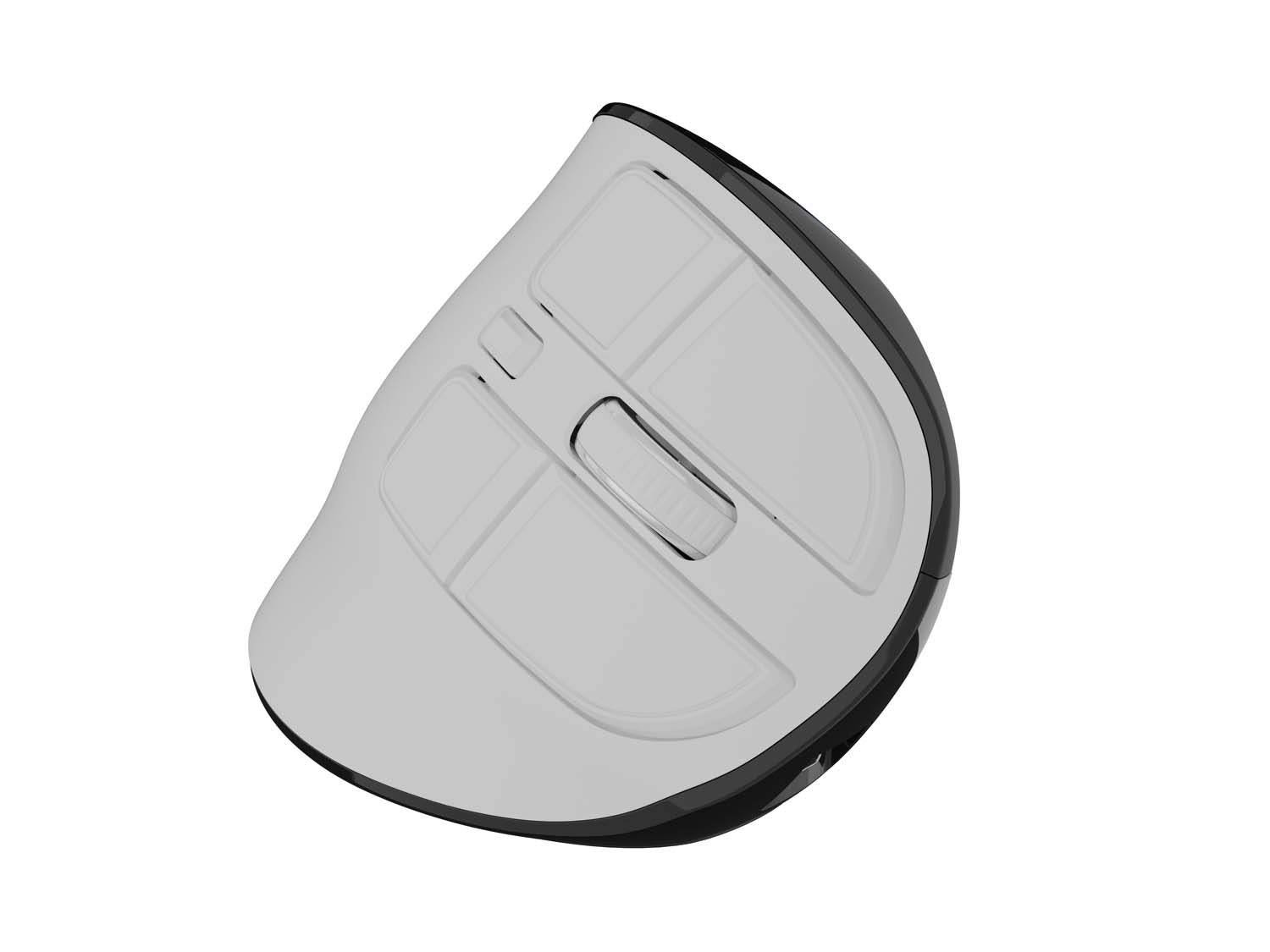 Vertikálna bezdrôtová myš Natec EUPHONIE PRO/ Vertikálna/ Blue Sense/ Pre pravákov/ 4 000 DPI/ USB+BT/ Biela 