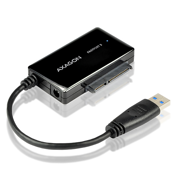AXAGON ADSA-FP3, USB 5Gbps - SATA 6G, 3.5" HDD FASTport3 adaptér, vrátane AC napájača 