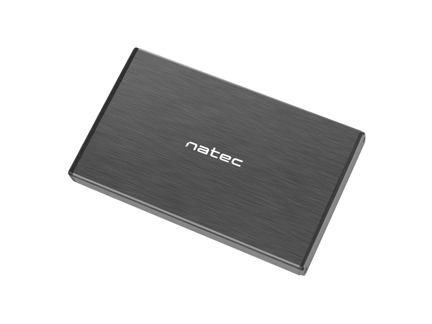 Externí box pro HDD 2, 5" USB 3.0 Natec Rhino Go, černý, hliníkové tělo 