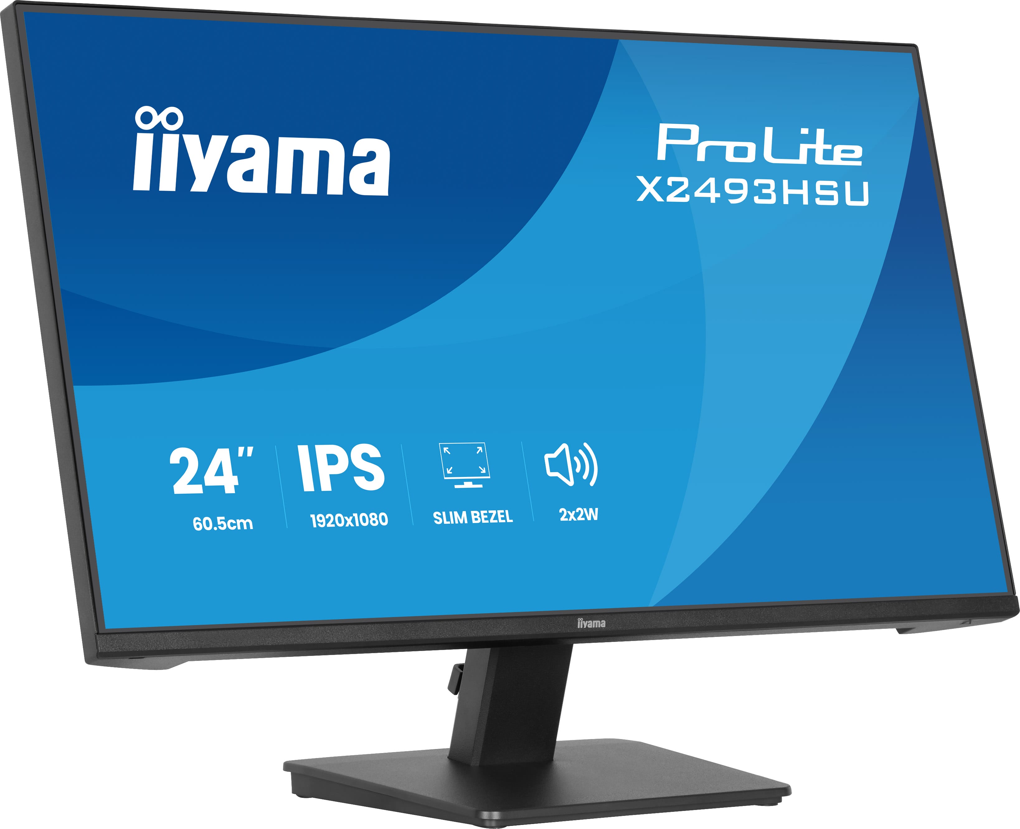 iiyama ProLite/ X2493HSU-B1/ 23, 8"/ IPS/ FHD/ 120Hz/ 1ms/ Čierna/ 3R 