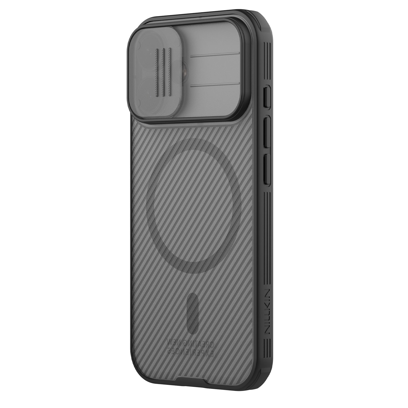 Nillkin CamShield PRO Magnetic Zadný Kryt pre Apple iPhone 17 Transparent Black 
