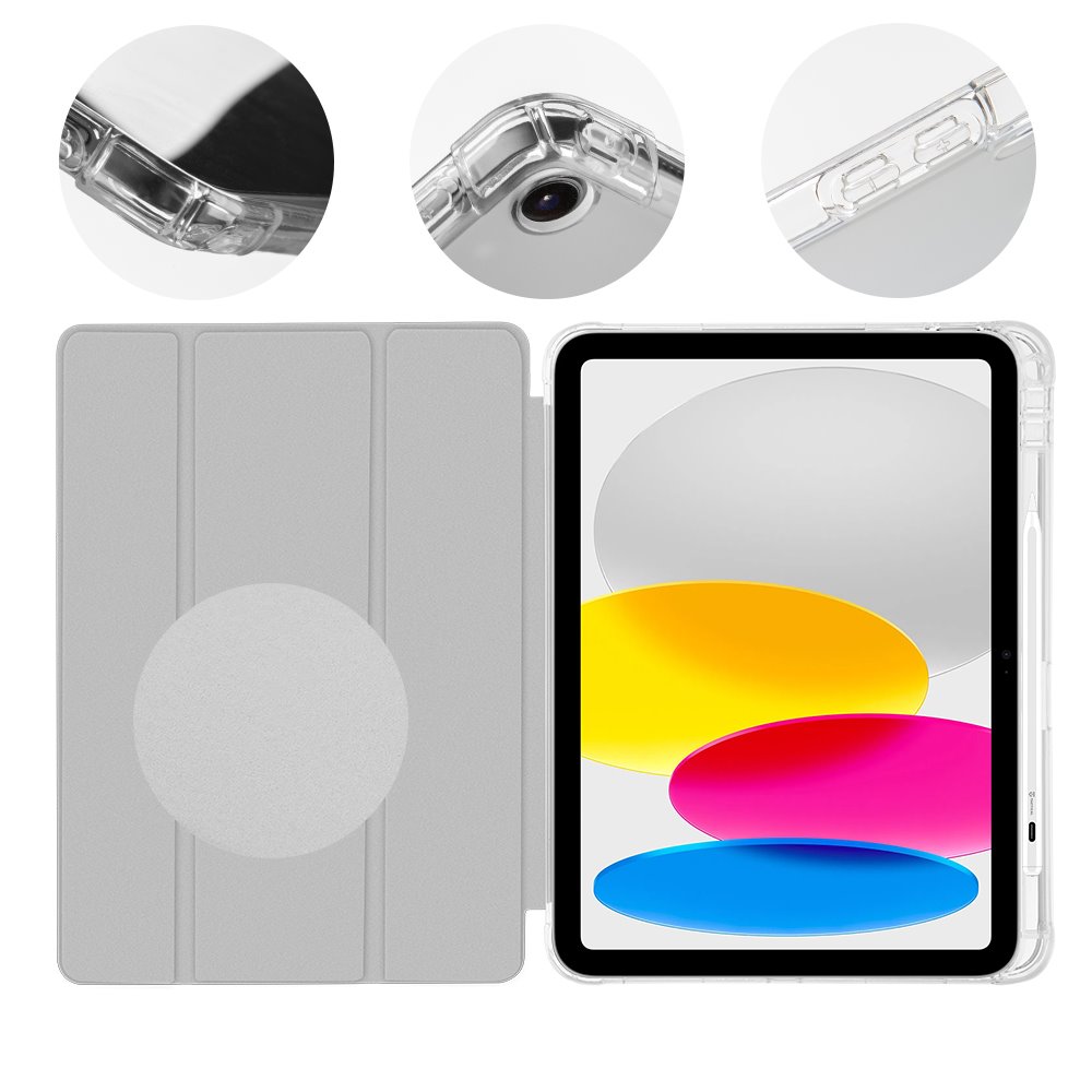 OBAL:ME MistyTab Puzdro pre iPad 10.9 2022/ 11 2025 Light Gray 
