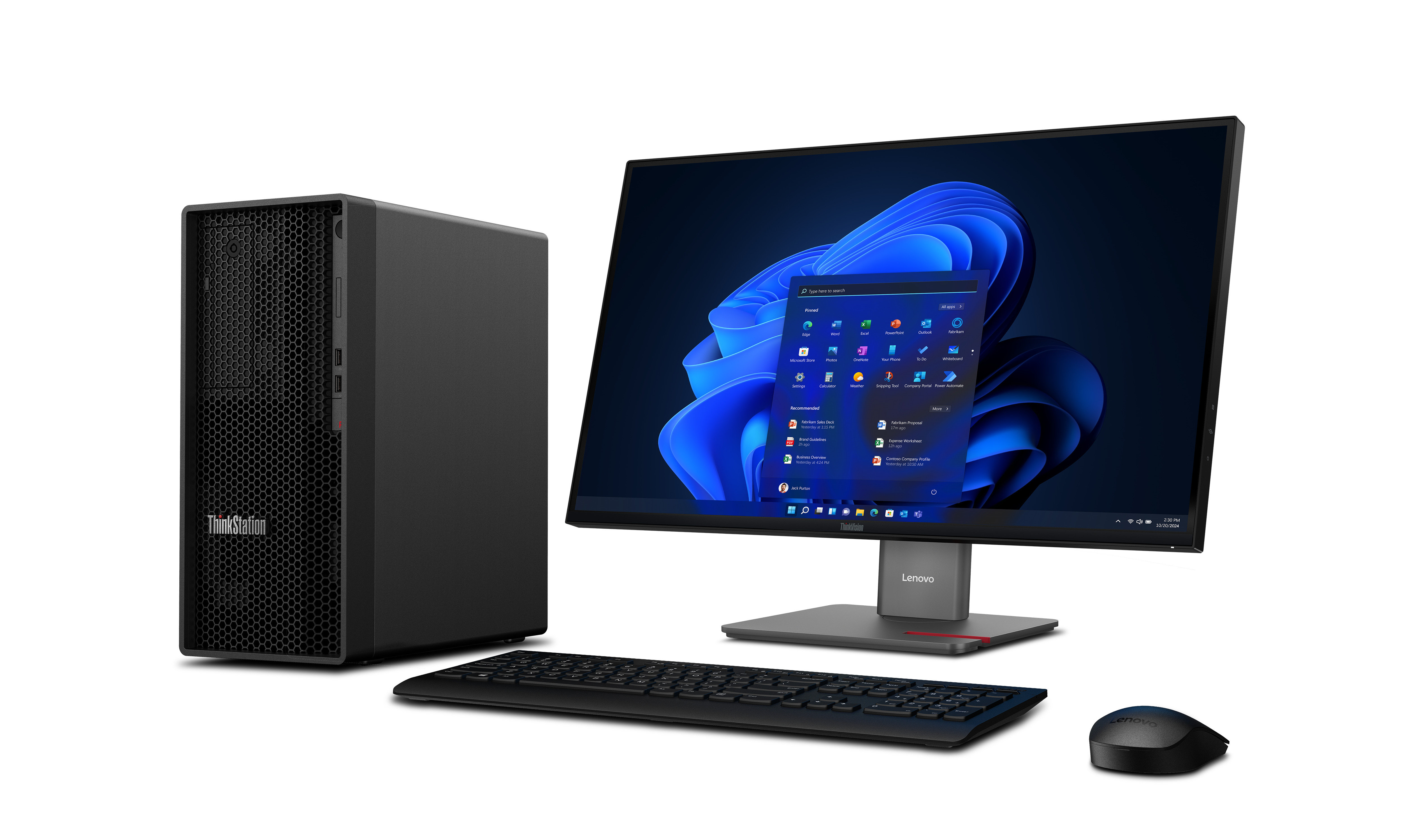 Lenovo ThinkStation P/ P2 Tower Gen 2/ Tower/ U7-265K/ 32GB/ 1TB/ RTX A400/ W11P/ 3ROn-Site 