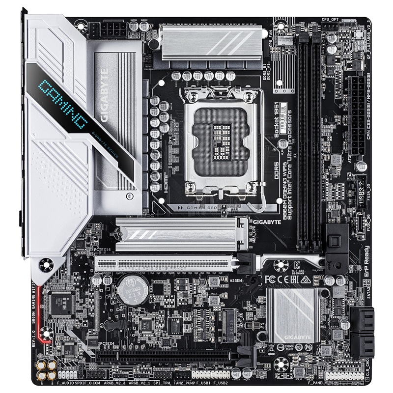 GIGABYTE B860M GAMING WIFI6/ LGA 1851/ mATX 