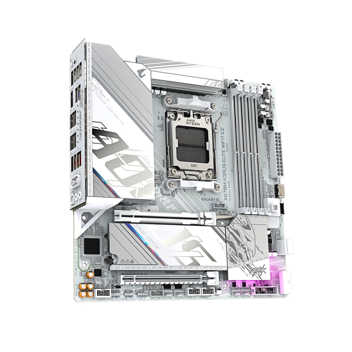 GIGABYTE X870 AORUS ELITE WIFI7 ICE/ AM5/ mATX 