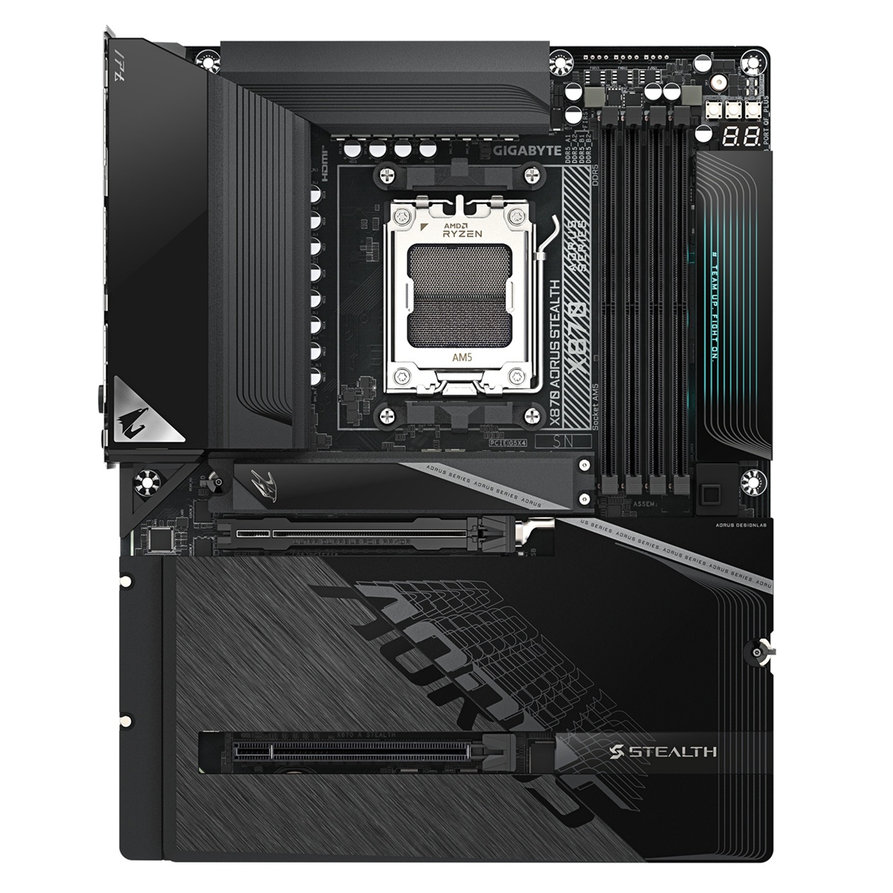 GIGABYTE X870 AORUS STEALTH/ AM5/ ATX 