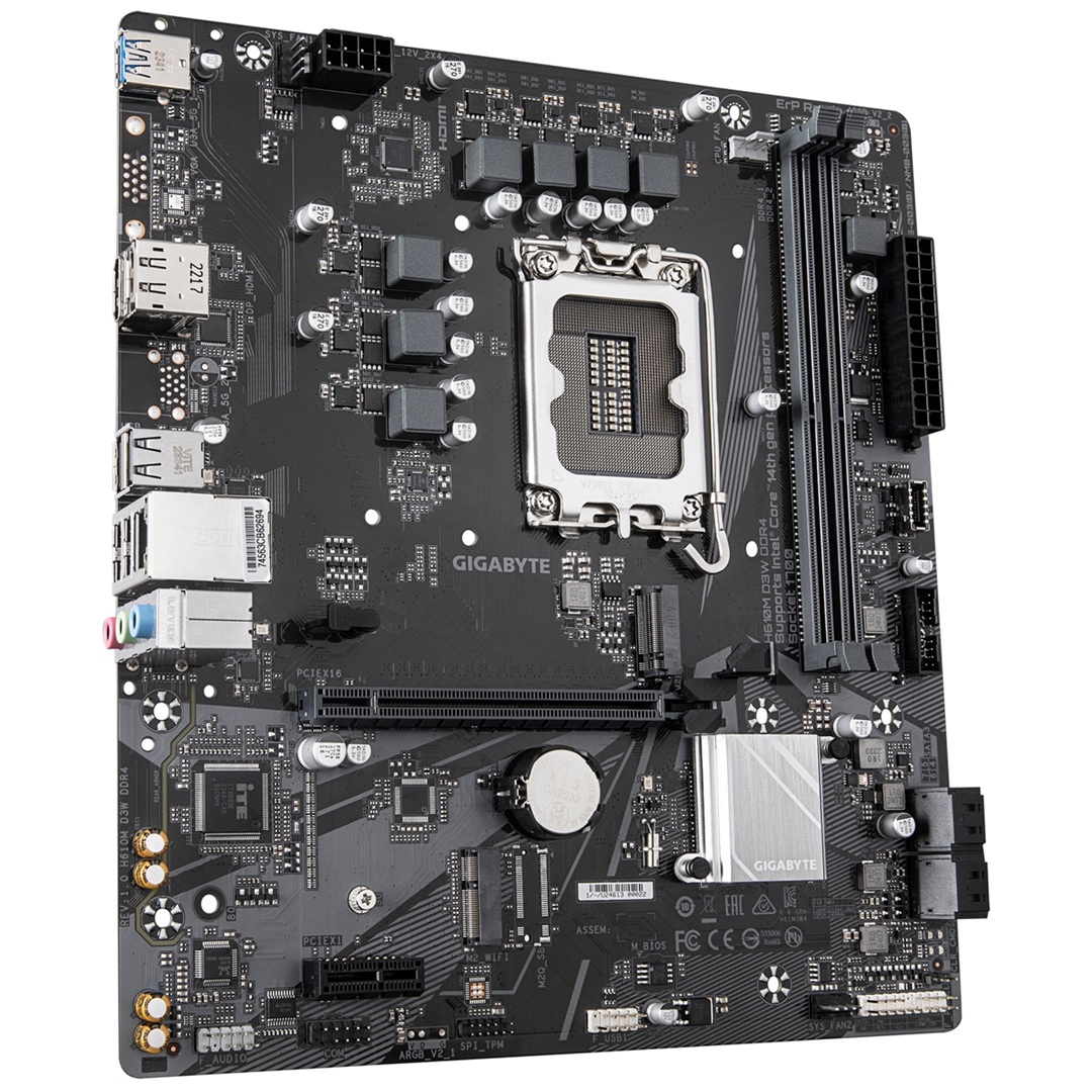 GIGABYTE H610M D3W DDR4/ LGA 1700/ mATX 