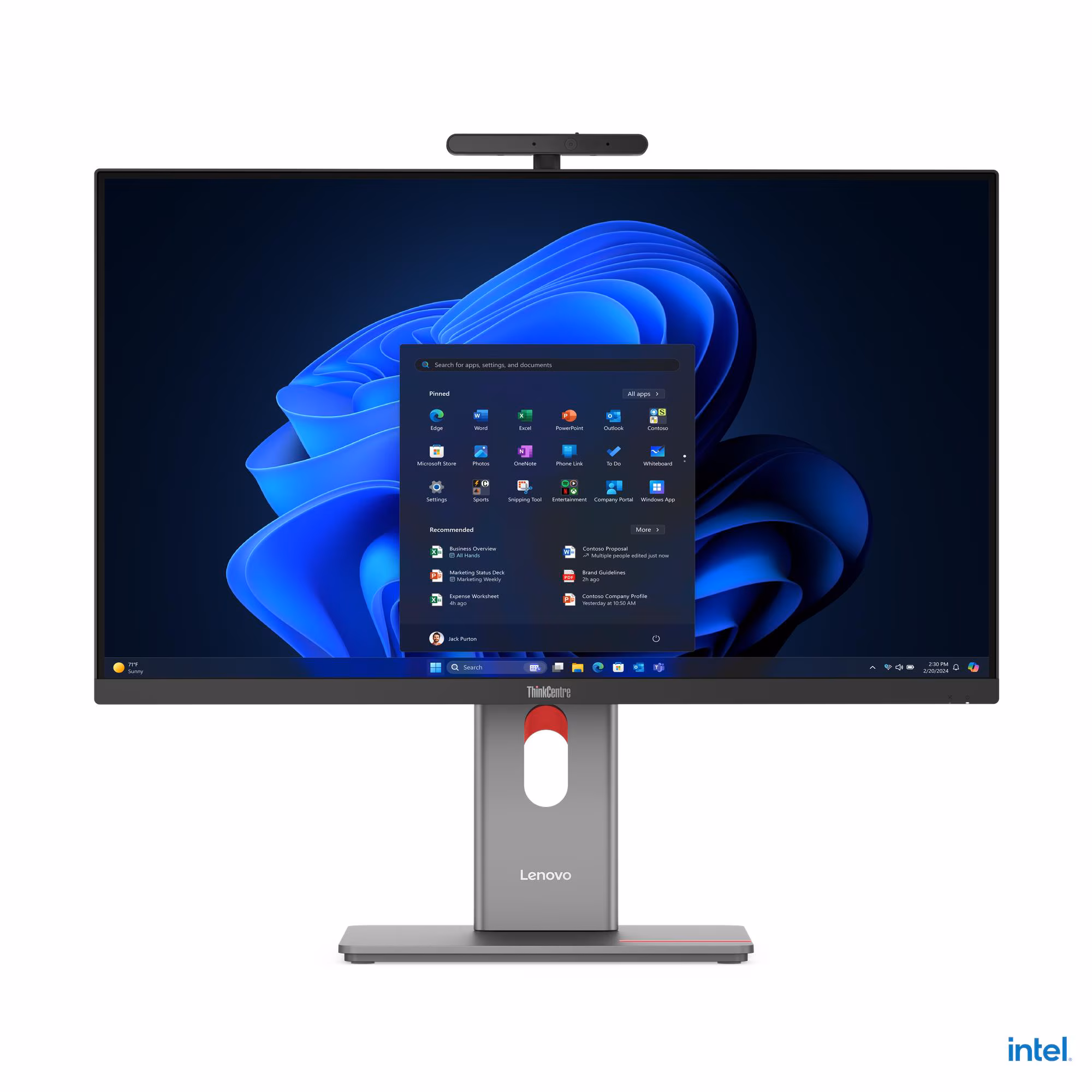 Lenovo ThinkCentre M/ M90a Pro Gen 6/ 27"/ QHD/ Intel® Core™ Ultra 5 225/ 16GB/ 512GB/ Intel int/ W11P/ Čierna 