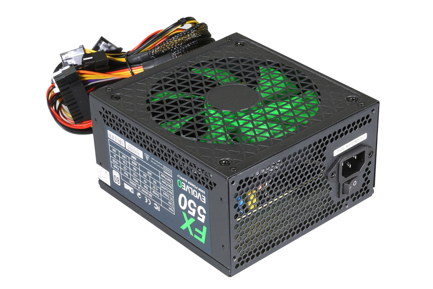 EVOLVEO FX 550/ 550W/ ATX/ 80PLUS 230V EU/ Bulk 