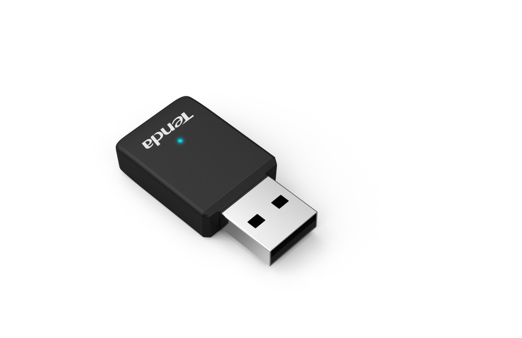 Tenda U9 WiFi AC650 USB adaptér, 633 Mb/ s (433 + 200 Mb/ s), 802.11 ac/ a/ b/ g/ n, OS Win XP/ 7/ 8/ 10/ 11 