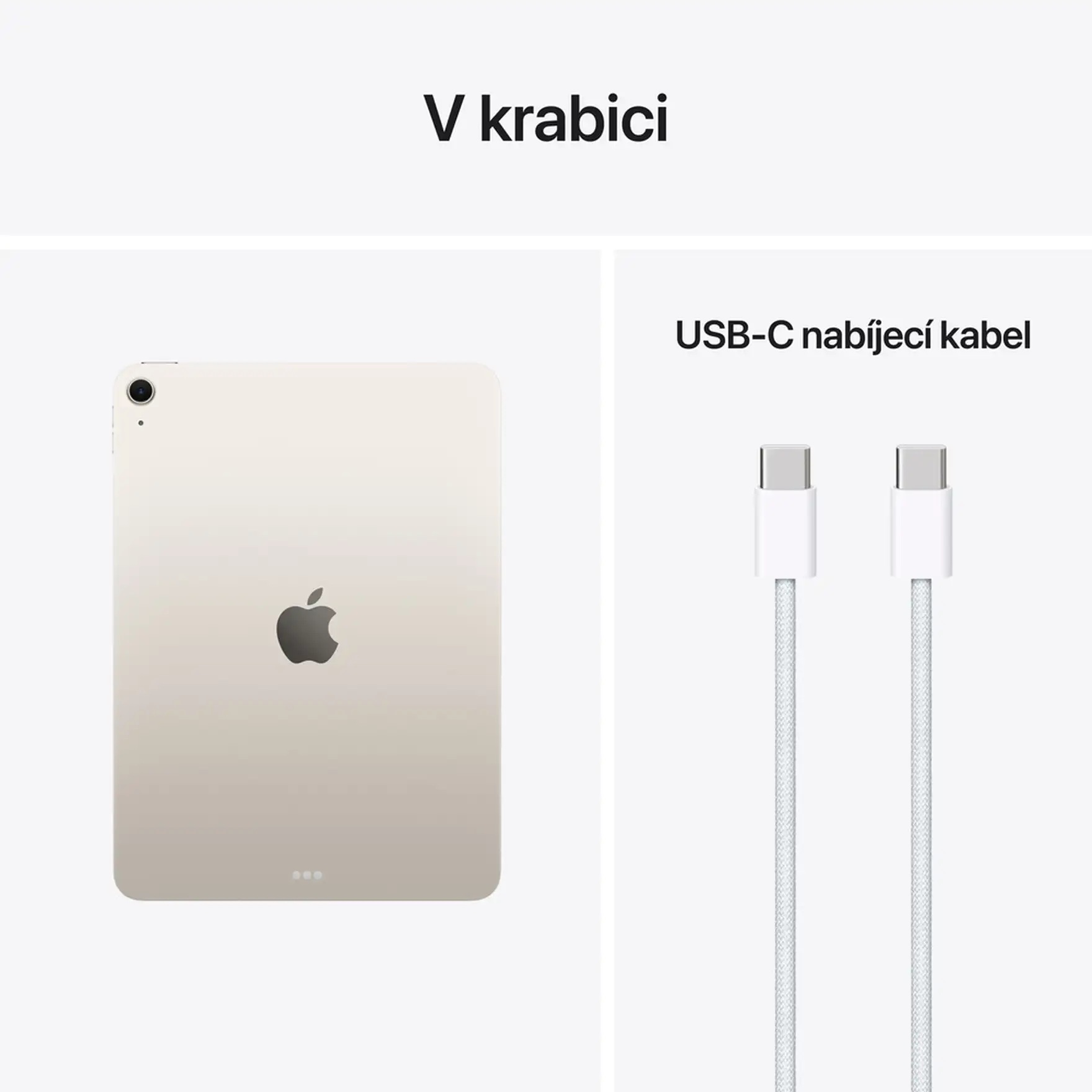 Apple iPad Air 11" (M4) - 2026/ Wi-Fi/ 11"/ 2360x1640/ 12GB/ 128GB/ iPadOS26/ Starlight 