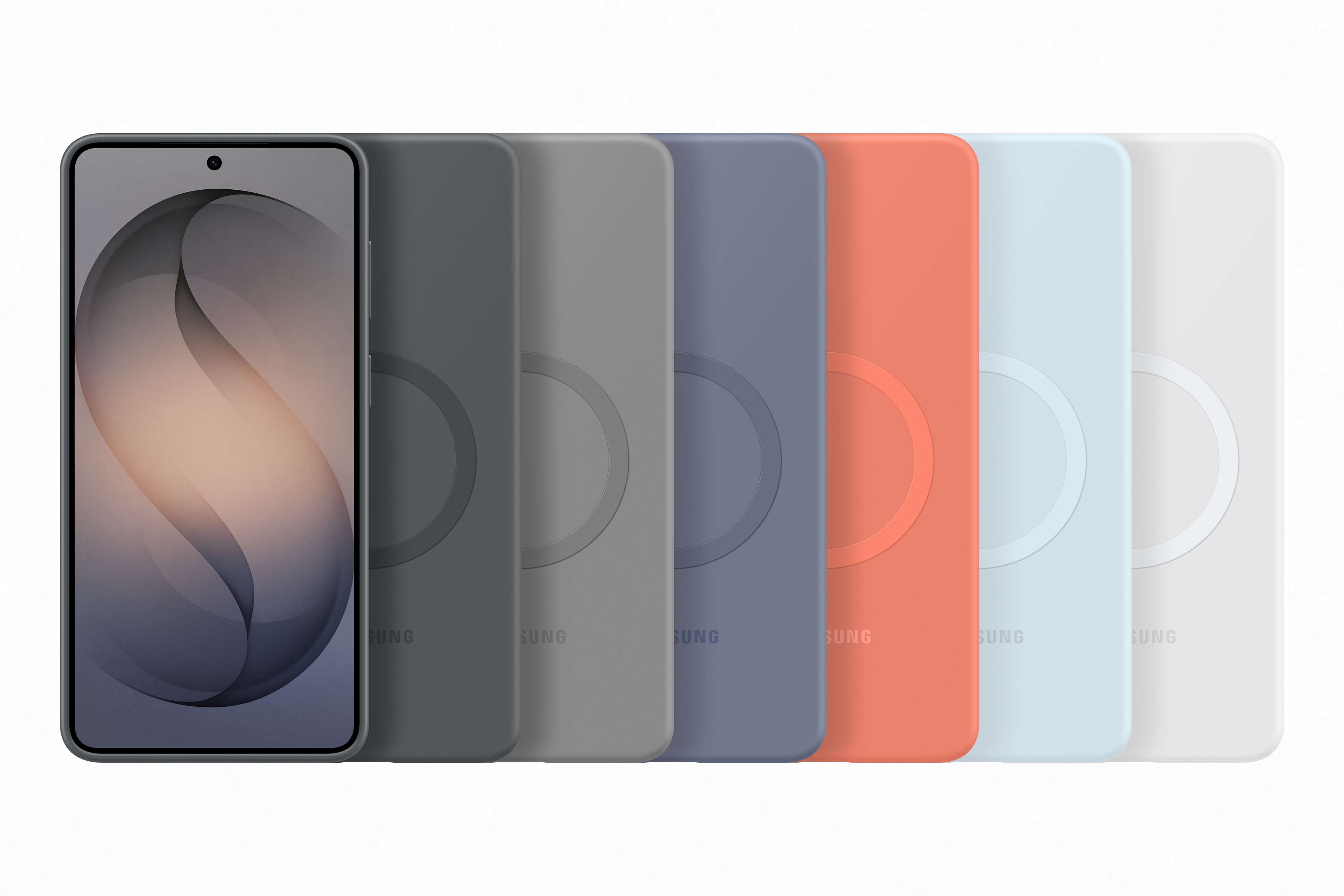 Samsung Silikónový kryt s magnetom S26+ Gray 