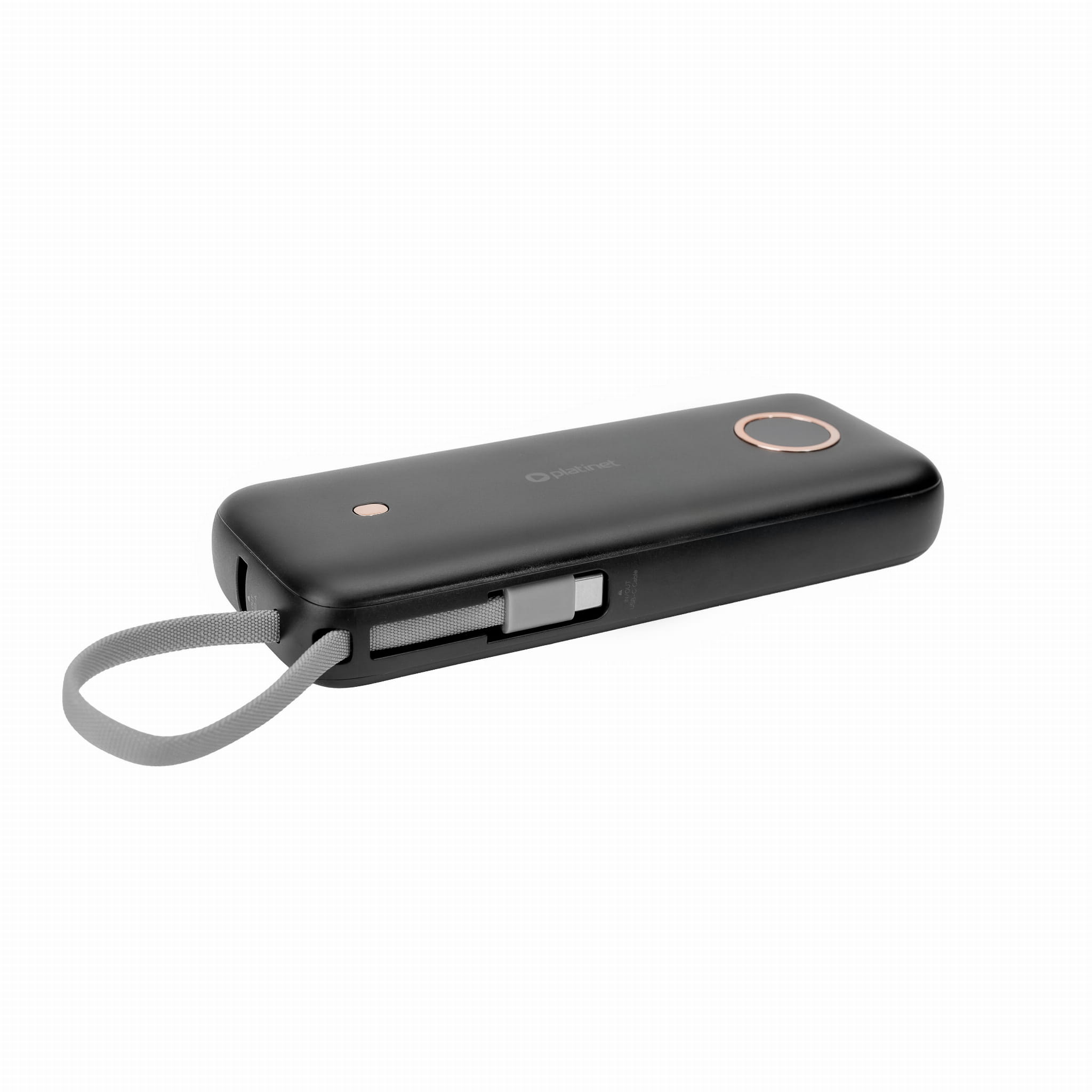Platinet Powerbanka 20000 mAh 70W Power Delivery, 1xUSB-C, 1xUSB-A, kábel USB-C 1m, čierna 